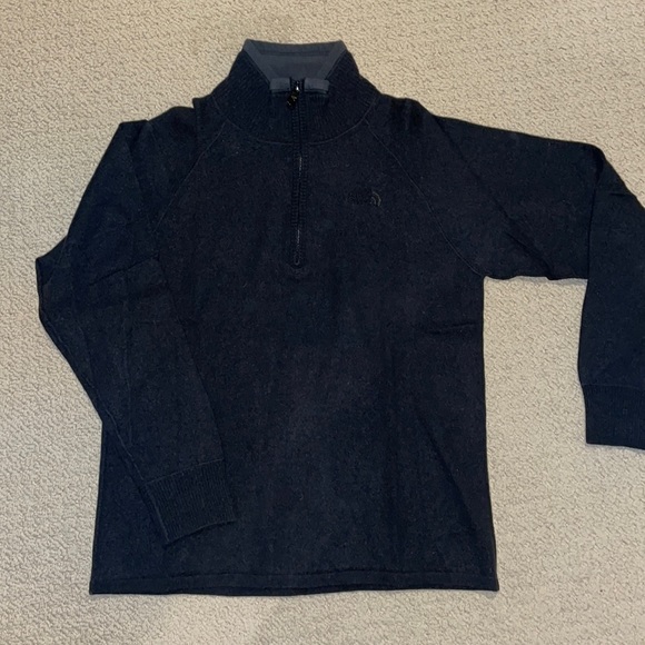 North Face Wool Blend Zipup Turtleneck - Picture 5 of 6